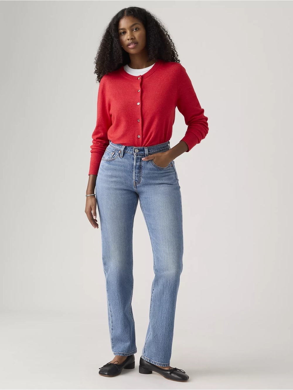 Levi's Light Blue Straight-Leg Women's Jeans